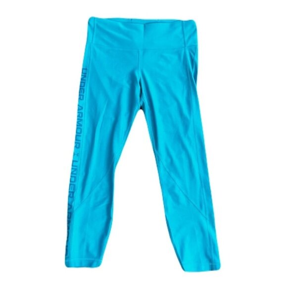 Under Armour Pants - Under Armour Large Teal Cropped Legging
